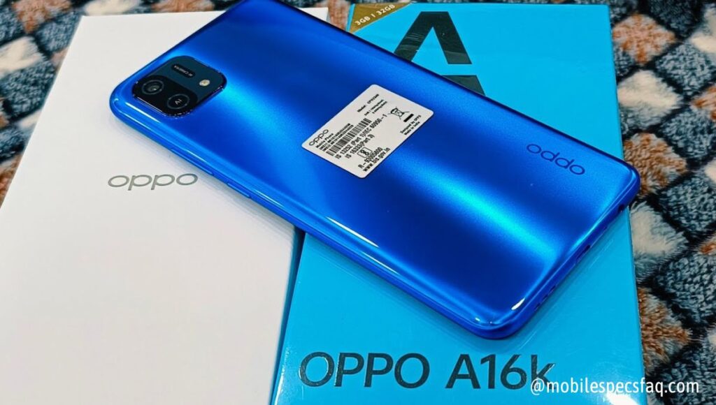 OPPO A16K Price and Specifications