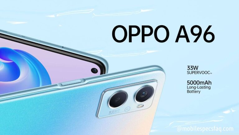 OPPO A96 4G Price and Specifications